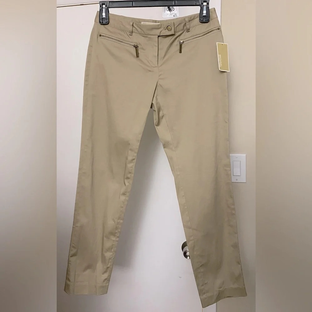NWT MICHAEL Michael Kors Khaki Pants Size 4